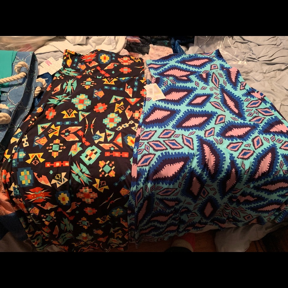 Lularoe maxi skirts set of 2